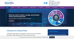 Desktop Screenshot of oceanwise.eu